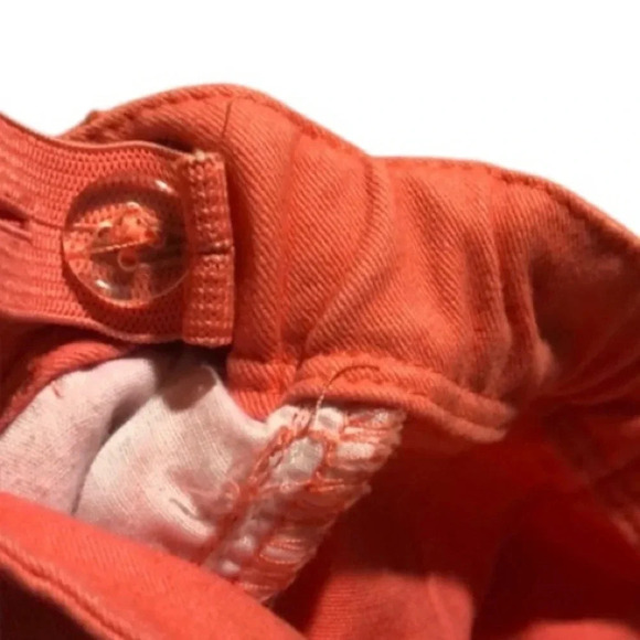 GYMBOREE OLD NAVY EUC GIRLS 2 SHORTS SUMMER WHITE BLUE ORANGE CASUAL GIRL SIZE 8 - Picture 5 of 8